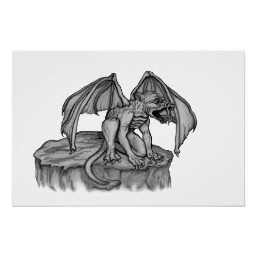 Golem Gargoyle Poster (Vorderseite)