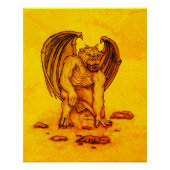 Golem Gargoyle Poster (Vorderseite)
