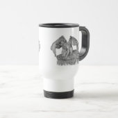 Golem Gargoyle Reisebecher (VorderseiteRechts)