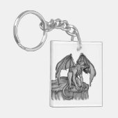 Golem Gargoyle Schlüsselanhänger (Vorderseite links)