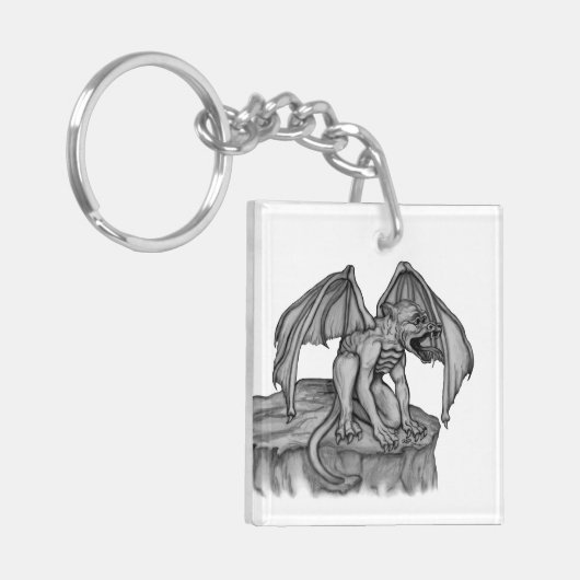 Golem Gargoyle Schlüsselanhänger (Vorderseite links)