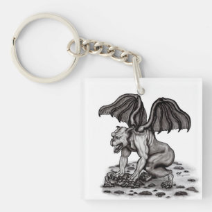 Golem Gargoyle Schlüsselanhänger