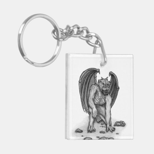 Golem Gargoyle Schlüsselanhänger (Vorderseite links)