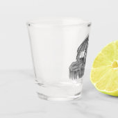 Golem Gargoyle Schnapsglas (Links)