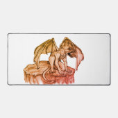 Golem Gargoyle Schreibtischunterlage (Vorderseite)