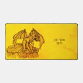 Golem Gargoyle Schreibtischunterlage (Vorderseite)