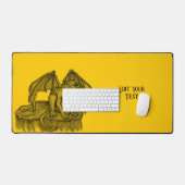 Golem Gargoyle Schreibtischunterlage (Tastatur & Maus)