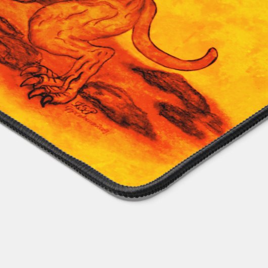 Golem Gargoyle Schreibtischunterlage (Ecke)