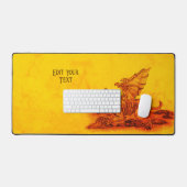 Golem Gargoyle Schreibtischunterlage (Tastatur & Maus)