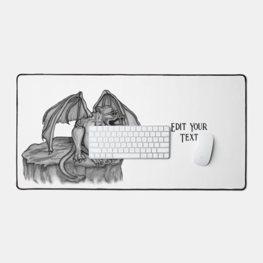 Golem Gargoyle Schreibtischunterlage (Tastatur & Maus)