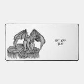 Golem Gargoyle Schreibtischunterlage (Vorderseite)