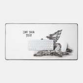 Golem Gargoyle Schreibtischunterlage (Tastatur & Maus)