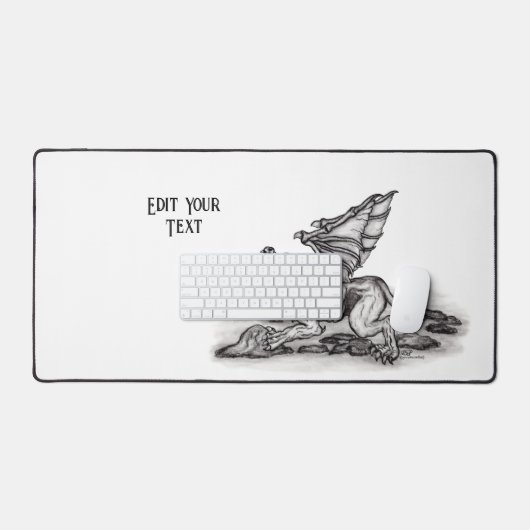 Golem Gargoyle Schreibtischunterlage (Tastatur & Maus)