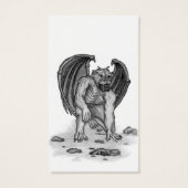 Golem Gargoyle , Schwarzweiß-Design (Rückseite)