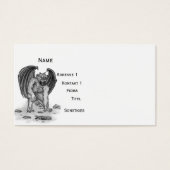 Golem Gargoyle , Schwarzweiß-Design (Vorderseite)