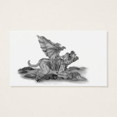 Golem Gargoyle , Schwarzweiß-Design (Rückseite)