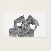 Golem Gargoyle , Schwarzweiß-Design (Rückseite)