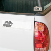 GOLEM - Gargoyle Schwarzweiß-Design Autoaufkleber (Auf Lkw)