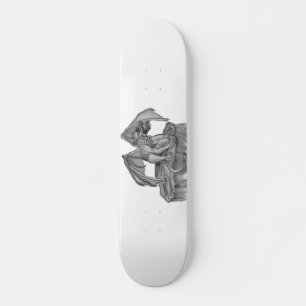 GOLEM - Gargoyle Schwarzweiß-Design Skateboard