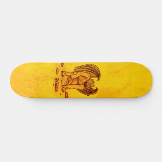 Golem Gargoyle Skateboard (Horizontal)