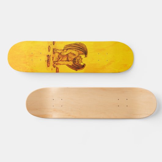 Golem Gargoyle Skateboard (Horizontal)