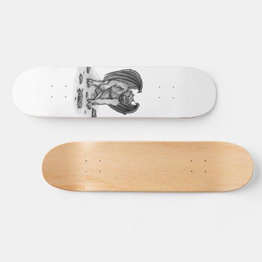 Golem Gargoyle Skateboard (Horizontal)