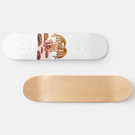 Golem Gargoyle Skateboard (Horizontal)