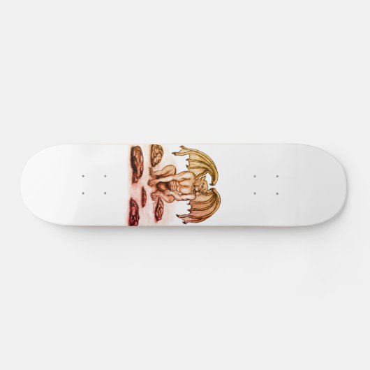 Golem Gargoyle Skateboard (Horizontal)