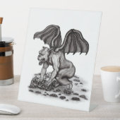 Golem Gargoyle Sockelschild (In Situ)