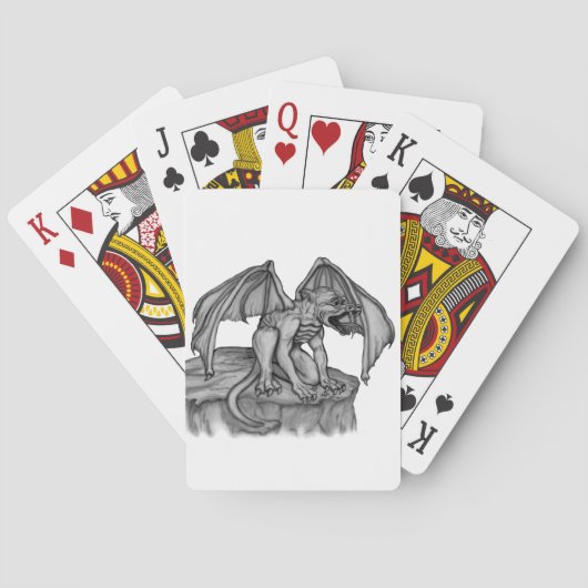 Golem Gargoyle Spielkarten (Rückseite)