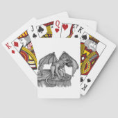 Golem Gargoyle Spielkarten (Rückseite)