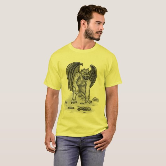 Golem Gargoyle T-Shirt (Vorne ganz)