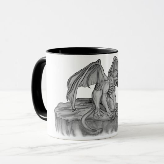 Golem Gargoyle Tasse (Vorderseite Links)