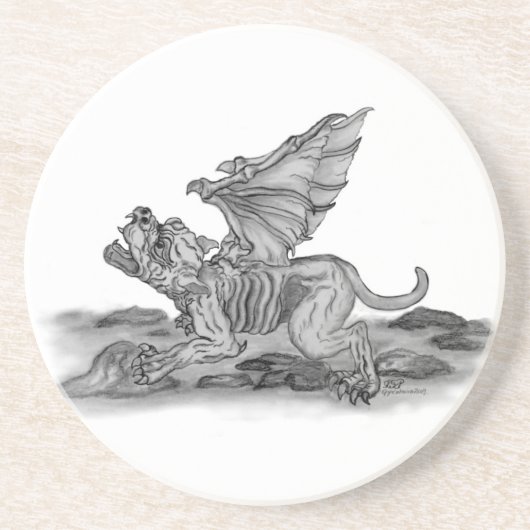 Golem Gargoyle Untersetzer (Vorne)