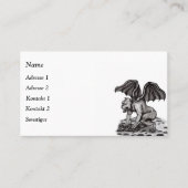 Golem Gargoyle Visitenkarte (Vorderseite)