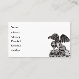 Golem Gargoyle Visitenkarte