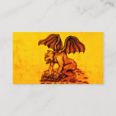 Golem Gargoyle Visitenkarte (Rückseite)