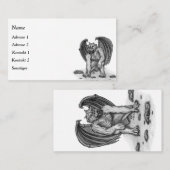 Golem Gargoyle Visitenkarte (Vorne/Hinten)