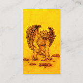 Golem Gargoyle Visitenkarte (Rückseite)