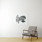 Golem Gargoyle Wandteppich (Beispiel (Horizontal))