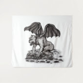 Golem Gargoyle Wandteppich (Vorderseite (Horizontal))