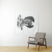 Golem Gargoyle Wandteppich (Beispiel (Horizontal))