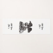 Golem Gargoyle Yogamatte (Rückseite (Horizontal))