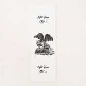 Golem Gargoyle Yogamatte (Vorderseite)