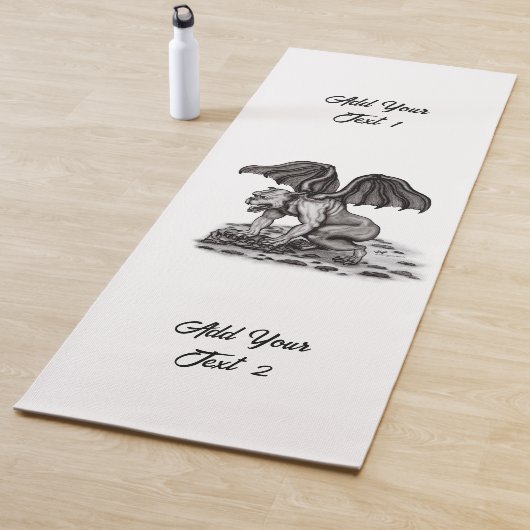 Golem Gargoyle Yogamatte (Beispiel)