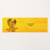 Golem Gargoyle Yogamatte (Rückseite (Horizontal))