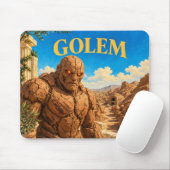 Golem, Gothic Fantasy-Monster Mousepad (Mit Mouse)