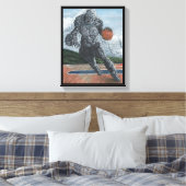 Golem Pantasee Basketball Fantasy Leinwand Print (Insitu (Schlafzimmer))
