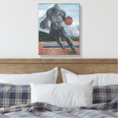Golem Pantasee Basketball Fantasy Leinwand Print (Insitu (Schlafzimmer))