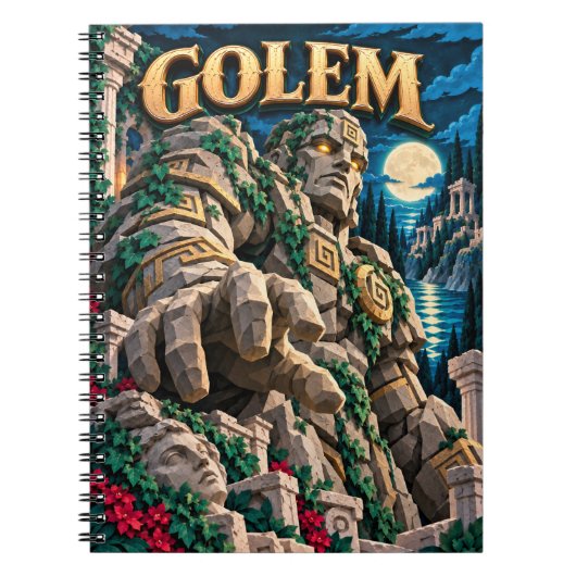 Golem, Paper Cut Monster Notizblock (Vorderseite)